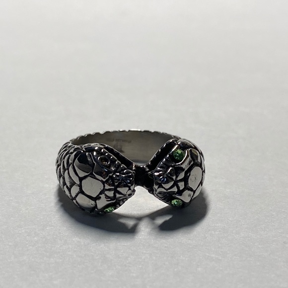 Double head snake ring - Picture 3 of 4